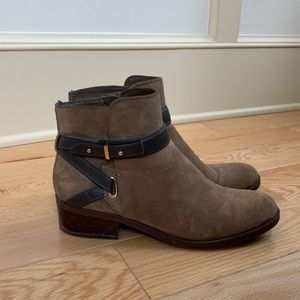 Tommy Hilfiger Brown Strappy Ankle Booties